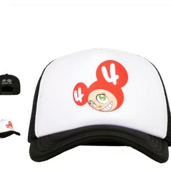 +44 TAKASHI MURAKAMI DOB TRUCKER HAT - Picture 1 of 3